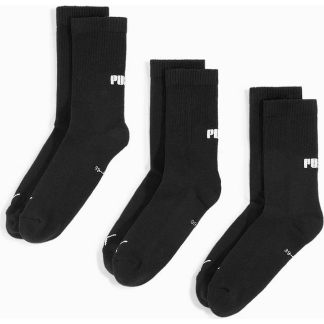 Puma 3-pack Cushioned Next Crew Socks - Black - Strl 35/39
