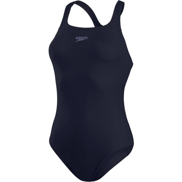 Speedo Womens Medalist Eco Endurance+ One Piece Swimsuit - Navy - 10