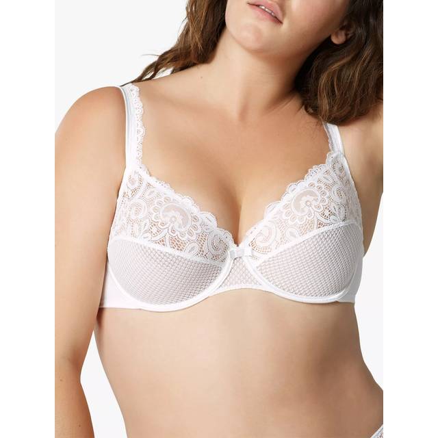 Maison Lejaby Gaby Full Cup Underwired Bra, Blanc