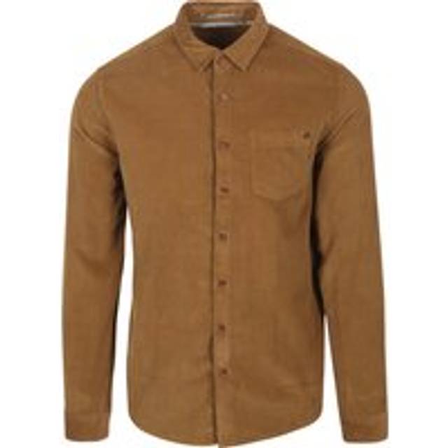 No Excess Corduroy Shirt Brown Cognac size XXL