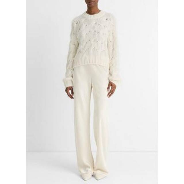 Vince Feather Embellished Sweater