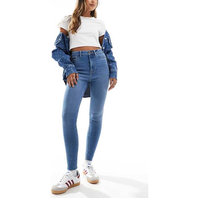 New Look Women's Blue Hallie Super Skinny Jeans - 18L32