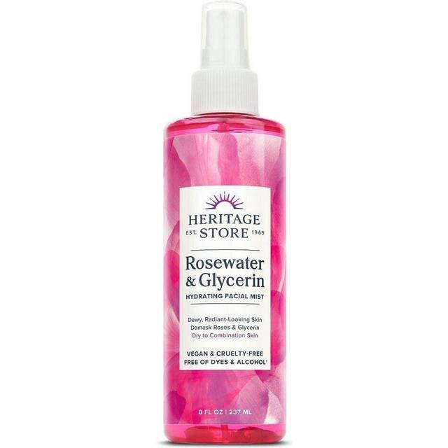 Heritage Store, Rosewater & Glycerin, Hydrating Facial Mist, 8 fl oz (237 ml)