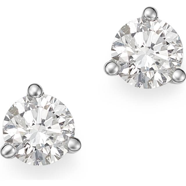 Bloomingdale's Fine Collection Diamond Stud Earrings in 14K White Gold 3-Prong Martini Setting, 0.60 ct. t. w. - Exclusive
