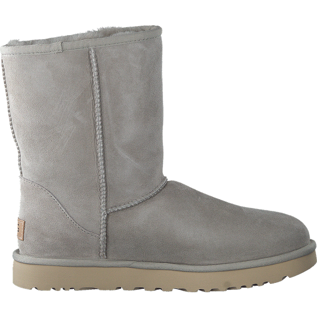 (WMNS) UGG Classic Short II Fleece Lined Gray White 1016223-GOA - Grey/White - 7