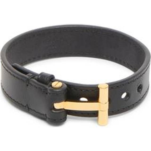 Tom Ford T Icon leather bracelet