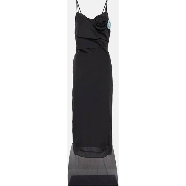 Prada Embellished draped gown