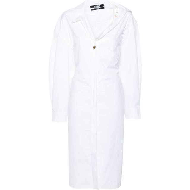 Jacquemus - La Robe Chemise dress - women - Cotton - 42 - White