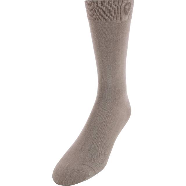 Windsor Collection Men's Luxury Rayon from Bamboo Comfort Dress Socks - Khaki (one size)