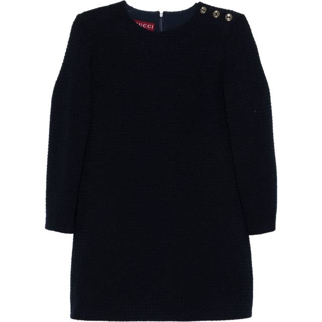 Gucci Women&#39;s BouclÃ© Mini Dress in Blue | Size 42 | 797358ZAN3M4002 (42)