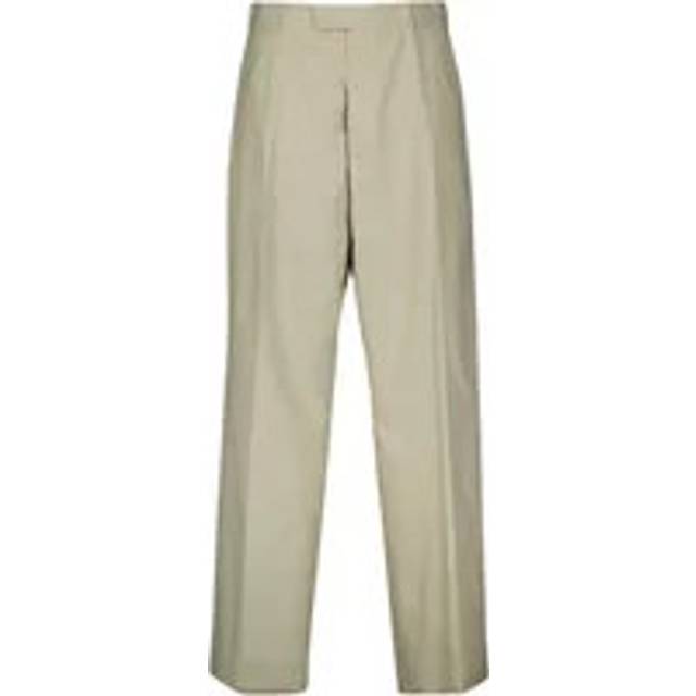 Single-pleated Cotton Blend Palazzo Pants size 48 (48)