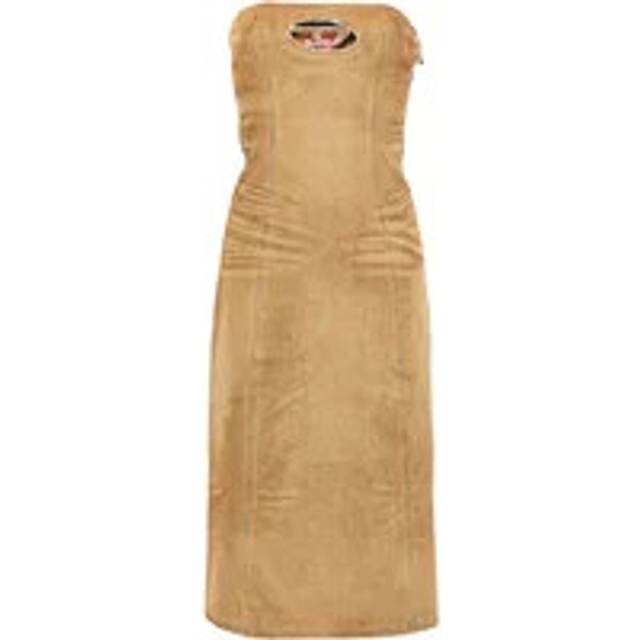 Diesel Brown De-Vildress-Fsf Denim Midi Dress - 01 - M