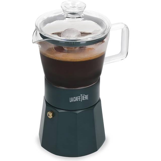 La Cafetière Verona 6 Cup Glass Espresso Maker - Green