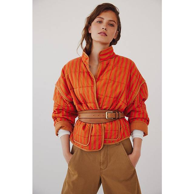 Chloe Jacket in Brick Red Combo, Size: XS