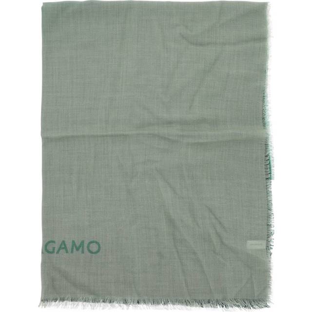 Ferragamo, Accessoarer, Dam, ONE Size, Kashmir, Gradient Cashmere And Silk Stole - green (ONE SIZE)