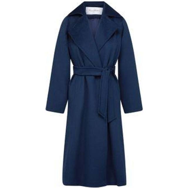 Manuela Belted Wrap Coat - ULTRAMARINE - 0