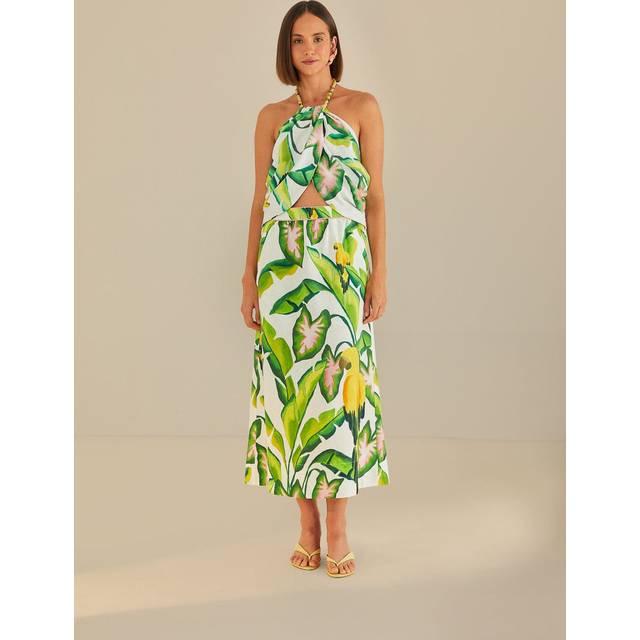 Farm Rio Summer Foliage Skirt