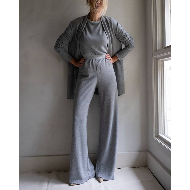 Splendid LYR Thermal Wide Leg Cashmere-Blend Pant