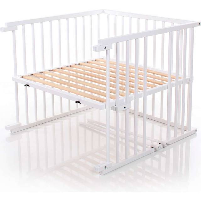 Babybay - babybay Cot Conversion Kit suitable for model Maxi and Boxspring - Spjälsäng - White Varnished - W95 x D94 x H79 cm
