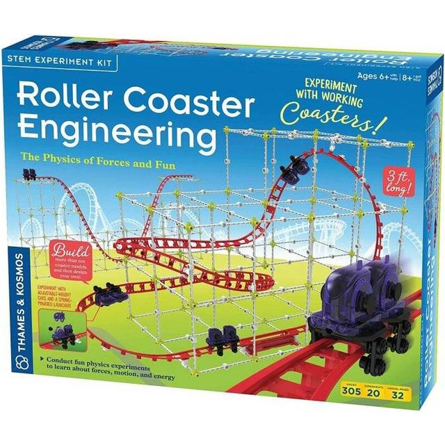 Roller Coaster Engineering - Building & Construction for Ages 6 to 11 - Fat Brain Toys