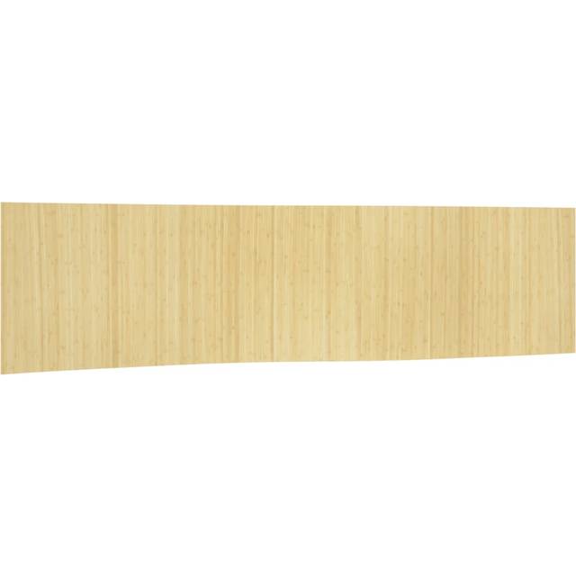 vidaXL Room Divider Privacy Screen Panel Room Partition Light Natural Bamboo