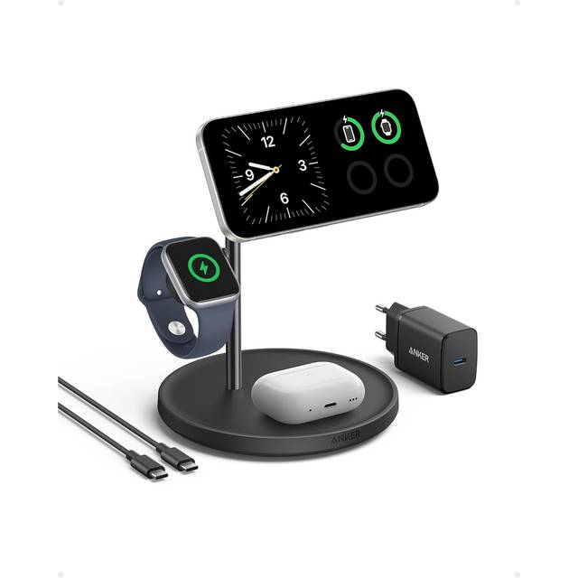 Anker MagGo Universal Svart USB Trådlös laddning Snabb laddning inomhus