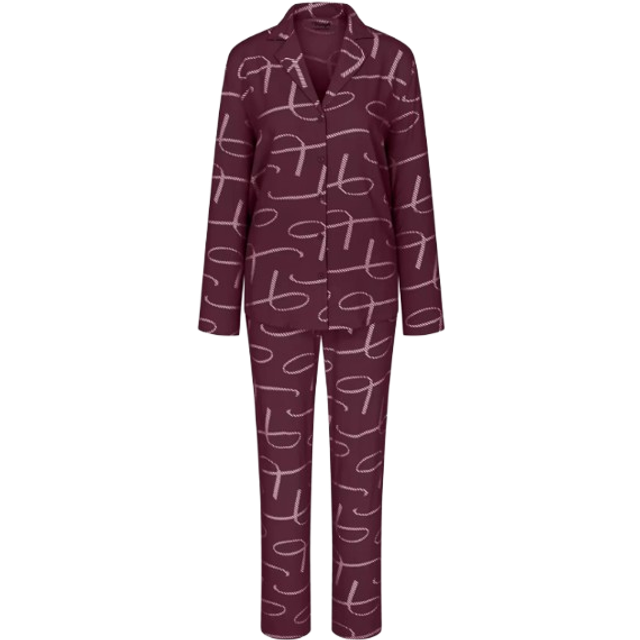 Triumph Boyfriend Fit pyjamas, röd, Storlek: 44, Kvinnor