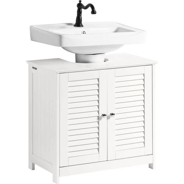 SoBuy FRG237-II-W, Under Sink Cabinet Vanity Unit with Doors