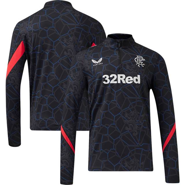 Glasgow Rangers Castore Third Matchday 1/4 Zip Midlayer - Black