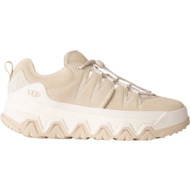 UGG® CapTrail Low Trainer in Light Beige, Size 9, Leather/Polyester