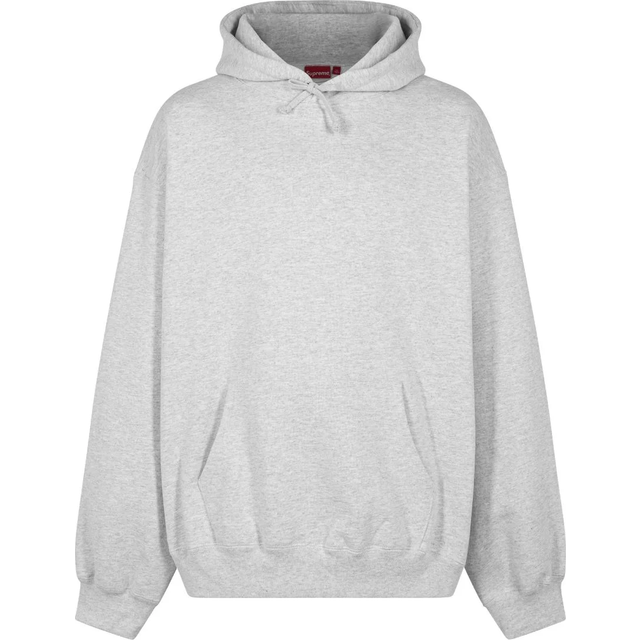 Supreme Satin Appliqué Hooded Sweatshirt - Ash Grey • Price »