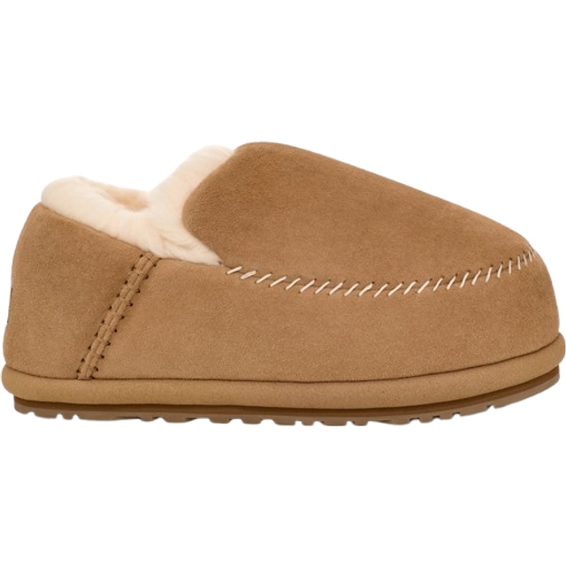 UGG® Anders Slipper in Brown, Size 11, Suede/Wool - Chestnut