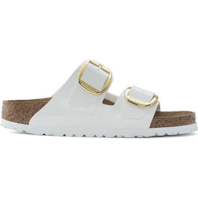 Birkenstock Arizona Big Buckle Birko-Flor Narrow Fit - White (9)