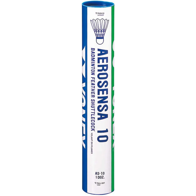 Yonex Aerosensa 10 Shuttles (Tube of 12)
