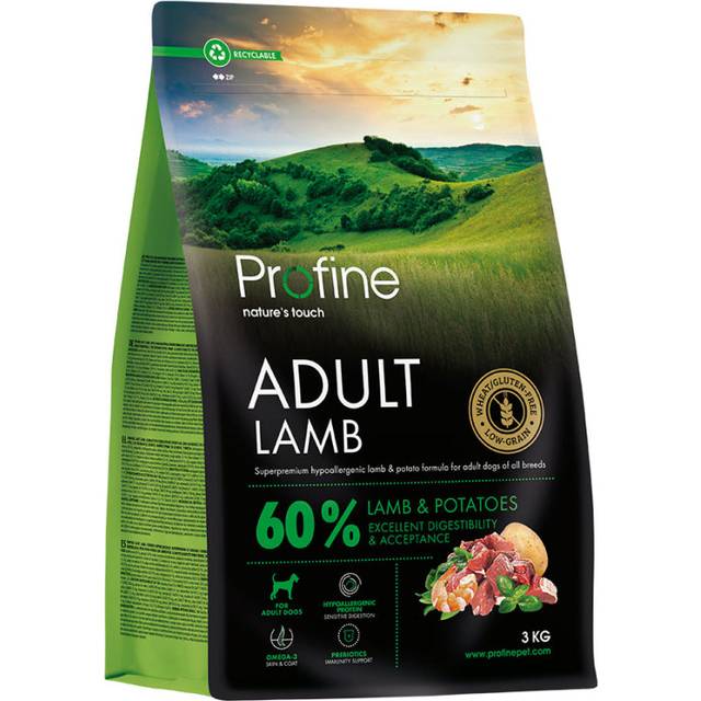 Profine Dog Dry Food Adult Lamb & Potatoes 3 kg