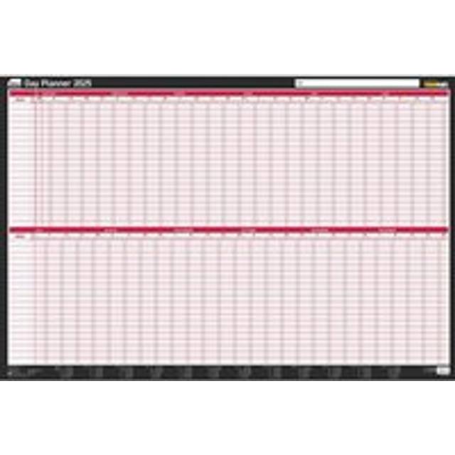 2025 Daily Planner, Yearly Wall Planner Set, Large Whiteboard Style Dry Erase Calendar, Board Mounted Wall Planner, Dry Erase Pen & Stickers,