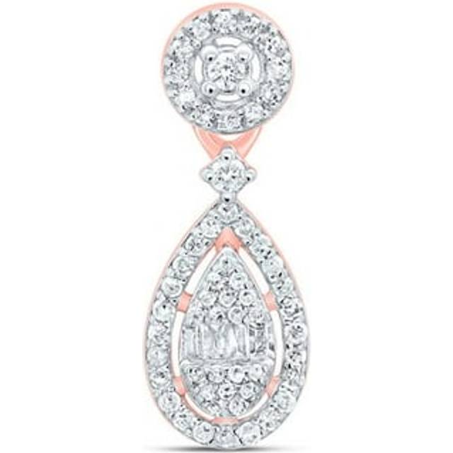 GND 187761 10K 0.25 CTW Diamond P1 Gift Pear Pendant