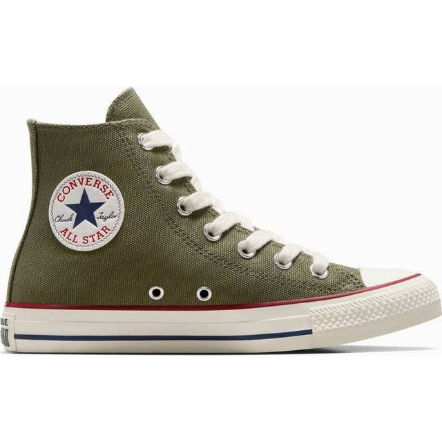 Converse Womens All Star Hi Trainers Utility Egret Midnight Navy Blue, 4
