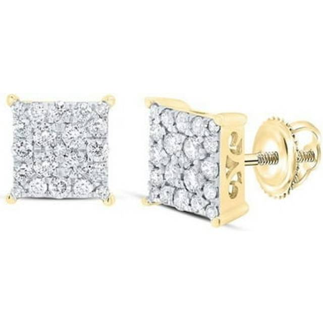 GND 162449 0.75 CTW Diamond NK Fashion Square Earring