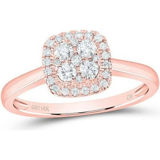 GND 184131 14KT 0.33 CTW Diamond CN Fashion Cushion Ring