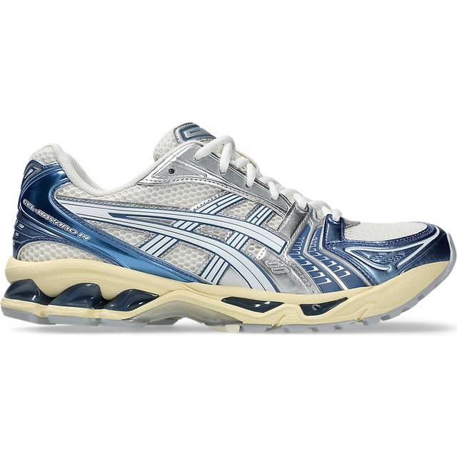 Asics Gel-Kayano 14 - Unisex - Cream Metallic Blue, 39.5 (39.5)