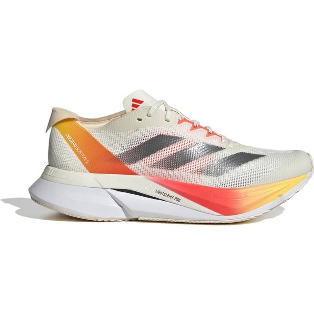 Adizero Boston 12 W löparskor, IVORY/IRONMT/SOLRED, Dam, 5.5