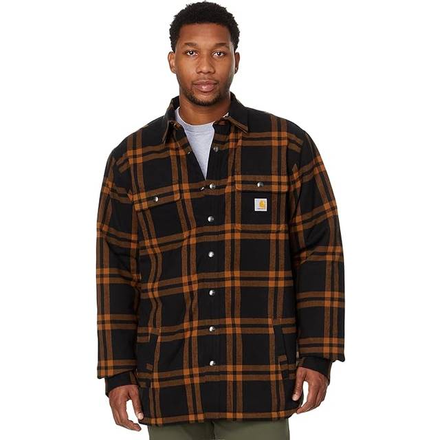 Carhartt ROANE HOODED SHIRT JAC - BLACK / XL