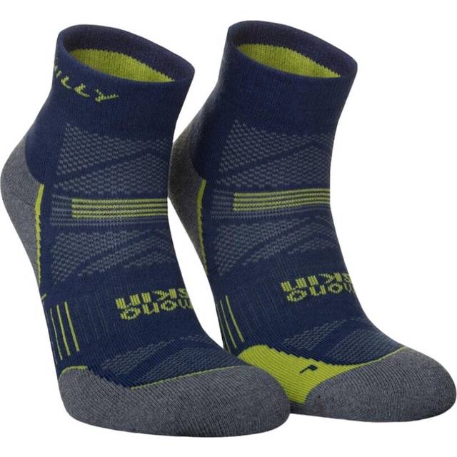 (12 UK-13 UK, Midnight/Grey Marl) Hilly Unisex Adult Supreme Ankle Socks