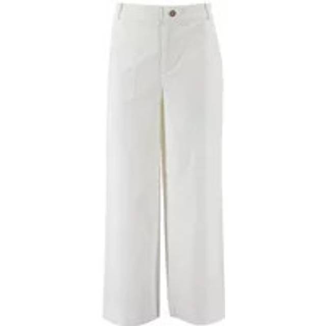 Fedeli, Byxor, Dam, M, Bomull, Palazzobyxor - white (M)