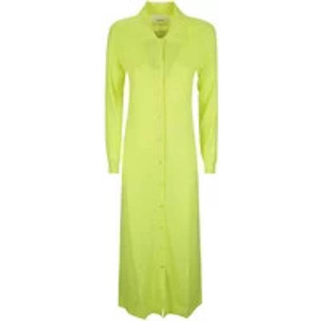 Lisa Yang, Shirt Dresses, female, Green, M, Erika Dress