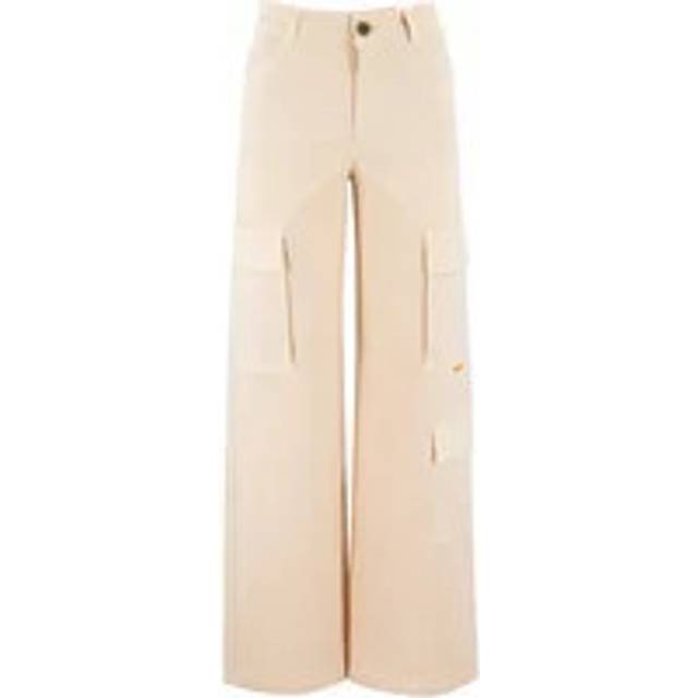 Parajumpers, Byxor, Dam, W29, Bomull, Stretchiga cargobyxor i Pima-bomull - beige (W29)