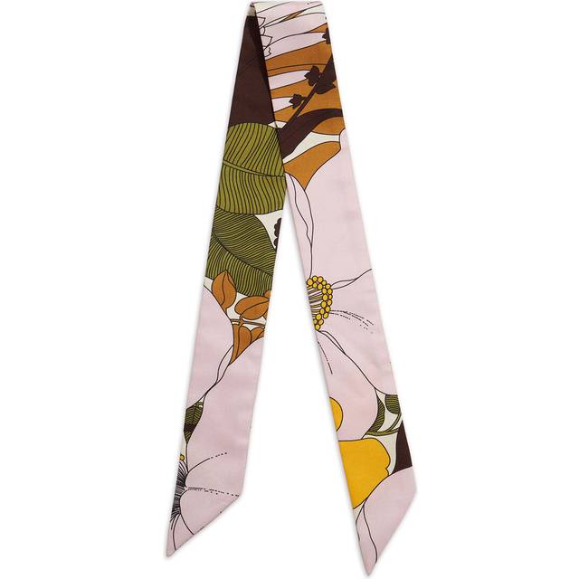 La DoubleJ Slim Scarf - Woman Ldj Archive Big Flower Rose One Size