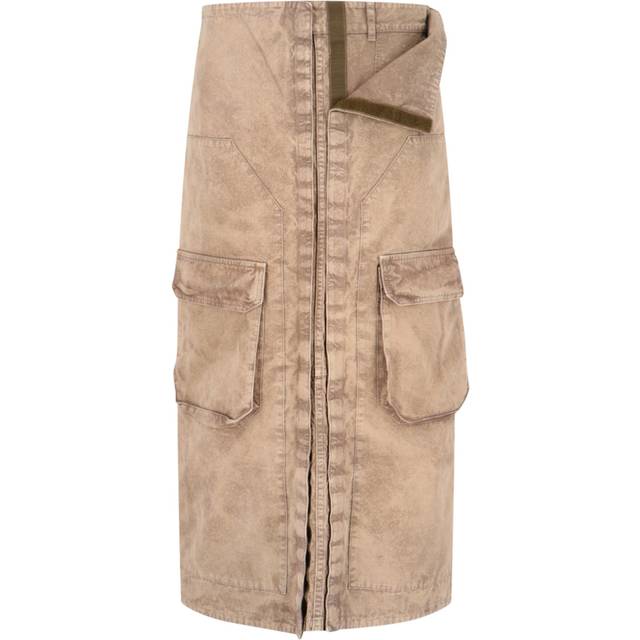 Y Project Maxi Cargo Skirt - Brown - 38 IT