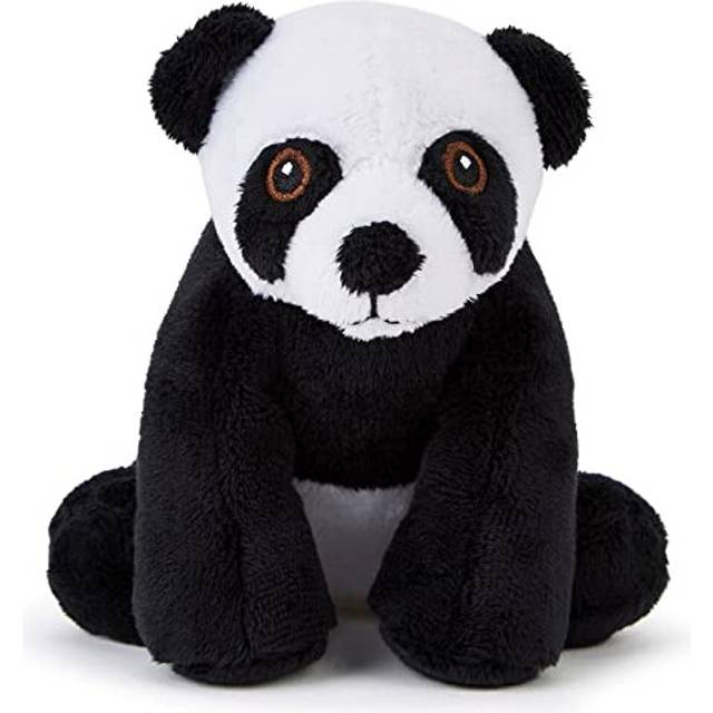 Zappi Co 100% Recycled Plush Panda Plush Toy (13-15cm) Stuffed Soft Cuddly animals Collection For New Born Child First kid